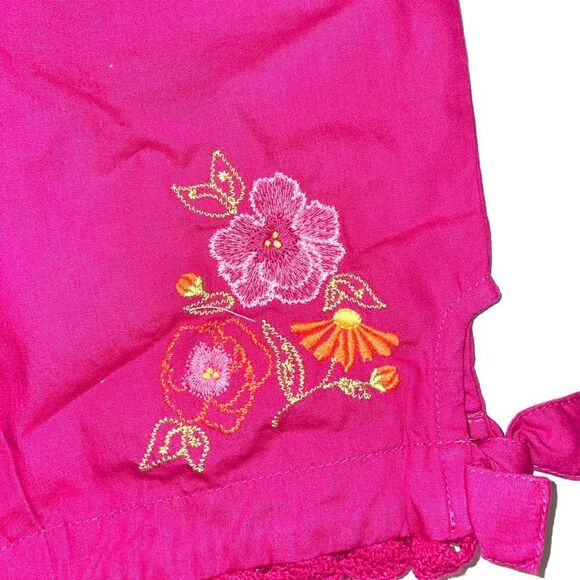 Gymboree Girls Capris Pink Summer Bouquet 0-3 Months - Picture 3 of 4